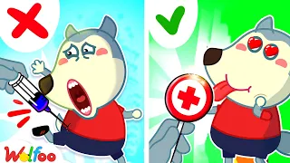 WOLFOO! DON'T BE SCARED! 😱 | Going To A Doctor | Funny Stories For Kids | Wolfoo Family