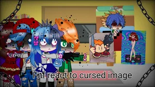 Fnf react to cursed image gacha club