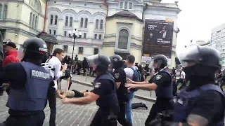 Прайд 2018. Задержание противников