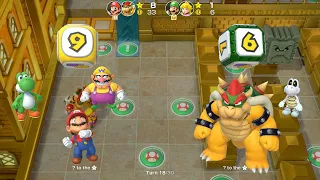 Super Mario Party - Mario and Bowser vs Luigi and Peach - Tantalizing Tower Toys