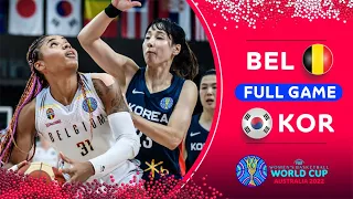 Belgium v Korea | Full Basketball Game | FIBA Women's Basketball World Cup 2022