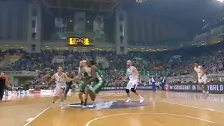 Zalgiris Kaunas vs Panithinaikos FOUL last seconds..