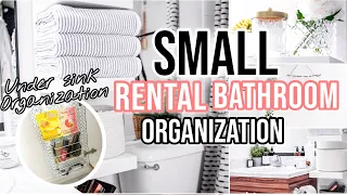 SMALL BATHROOM ORGANIZATION IDEA 💡|  Under Sink Organizing