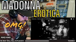 METALHEAD REACTS| Madonna - Erotica (Official Video) [HD]