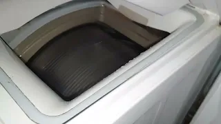 washing machine whirlpool tdlr 70210 wash a jeans whit door open