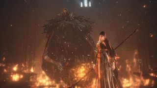 DS III: Ashes of Ariandel DLC - Sister Friede and Father Ariandel boss fight (Solo)