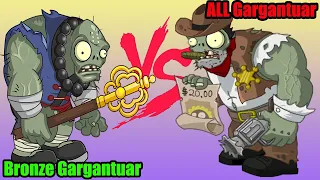 Bronze Gargantuar Vs ALL Gargantuar - Who Will Win? | PvZ 2 Zombies vs Zombies