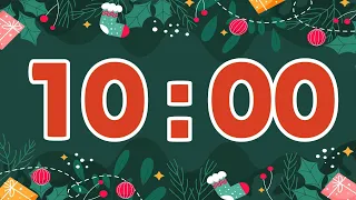 10 Minute Christmas Timer (Countdown Clock With Festive Ending Music)