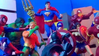 Avengers vs Justice League: Marvel vs DC [Epic Stop Motion]