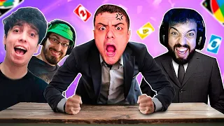 EU SÓ ME LASQUEI NESSA PARTIDA DE UNO! (UNO Caos do Roblox c/ @MrGuinas @GabsYT.OFICIAL e @spok)