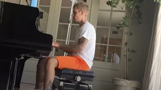 Justin Bieber - Instagram LIVE - Playing the Piano (May 31, 2022)