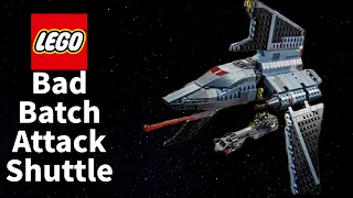 LEGO Bad Batch Attack Shuttle Review! (75314)