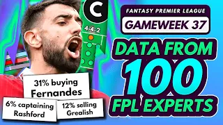 FPL GW37 EXPERT TRANSFER TRENDS, CHIPS & CAPTAINS! - 100 Experts Share Gameweek 37 Plans FPL 2022-23