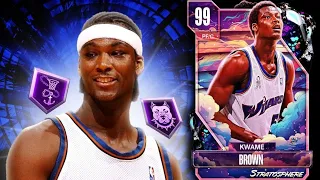 DARK MATTER KWAME BROWN GAMEPLAY!! AN INCREDIBLE TOP TIER PF IN NBA 2K24 MyTEAM!!