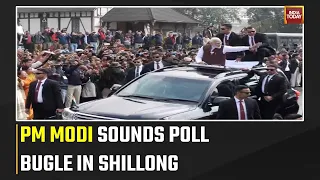 Prime Minister Participate In Roadshow In Shillong, Addresses Election Rally In Meghalaya's Tura