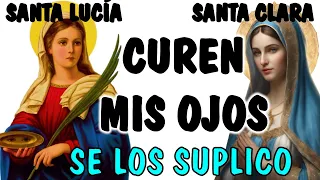 🌟 Milagro para tus Ojos: Oración a Santa Lucía y Santa Clara 🙏