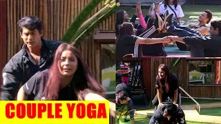 Bigg Boss 13 Update: Sidharth and Shehnaaz engage in couple yoga