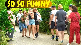 Bushman Prank , NOT WHAT YOU EXPECTED !!! Insane Screams!!