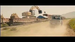 Skyfall - Opening Scene : Train Fight  With Digger