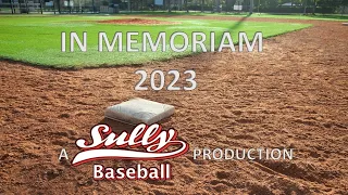 In Memoriam 2023 MLB