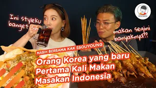 Waktunya YOUTUBERS MUKBANG KOREA🇰🇷Nyobain Makanan INDONESIA🇮🇩