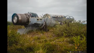 На краю земли посреди тундры лежит противокорабельная ракета из СССР