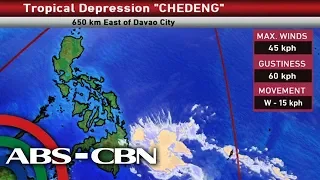 'Chedeng', bahagyang bumagal pero napanatili ang lakas | News Patrol