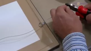 How To Tie Wire On Picture Frames