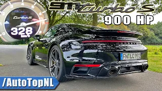 900HP Porsche 992 Turbo S | 0-328KM/H & TITANIUM EXHAUST SOUND by AutoTopNL