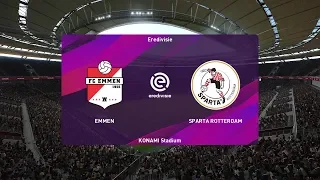 PES 2020 | Emmen vs Sparta Rotterdam - Netherlands Eredivisie | 15 December 2019 | Full Gameplay HD