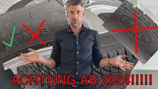 Diesen Reifen darfst Du ab Oktober 2024 nicht mehr fahren!