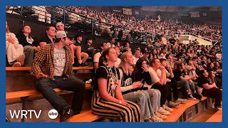 Purdue fans pack out Mackey Arena to watch final four