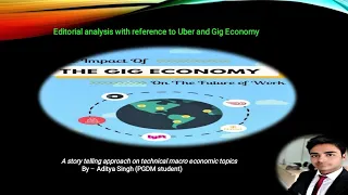 @Aditya_decoding_eco|Future of Gig Economy and Uber case study|Live mint editorial|