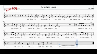 Another Love - Flauto dolce - Note - Spartito - Karaoke - Instrumental - Canto - Musica