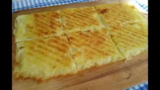 Ekmeksiz TOST 3 Malzemeli pratik patates tostu nasıl yapılır