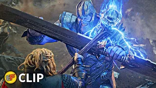 Thor, Iron Man & Captain America vs Thanos | Avengers Endgame (2019) IMAX Movie Clip HD 4K