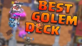 New BEST GOLEM DECK?!  Clash Royale