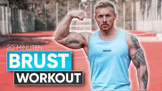 20 Minuten BRUST WORKOUT für Zuhause (Anfänger Level 1 für Muskelaufbau)