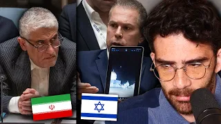 Heated Exchange During UN Security Council Emergency Meeting After Iran Attack | HasanAbi reacts