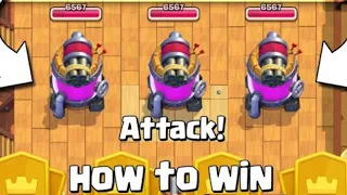 How to destroy a  boat defense just in one attack clash royale 🔥