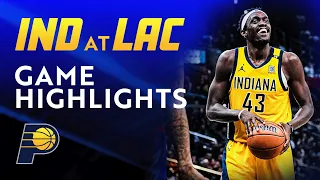 Indiana Pacers Highlights at LA Clippers | March 25, 2024