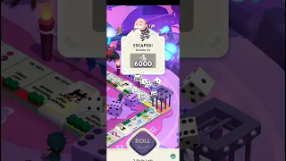 Monopoly Go! Got 6000 Dice In Jail🤩 - 1000x High Rolls Gameplay- Go For Gold Gala Event #monopolygo