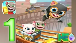 Talking Tom Gold Run: Gameplay Walkthrough Part 1 - Tom And Friends (iOS, Android)