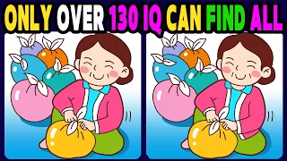 【Find the difference】Only Over 130 IQ Can Find All! / Fun Challenge【Spot the difference】504