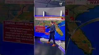 Tropical Storm Idalia continues to move towards Florida