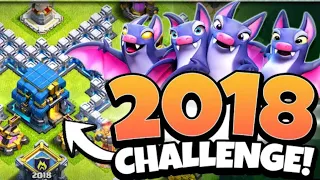 3 étoiles sur le défi CHALLENGE 2018 - CLASH OF CLAN