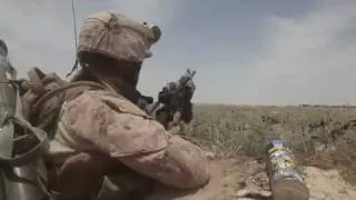 U.S. Marines Come Under Fire While On Patrol In Helmand Province, Afghanistan
