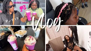 Barbie Drink At Starbucks | New Hair & Sunnies | Yanna Gave Us A lot Of Wigs | Twisting Yanna's Hair