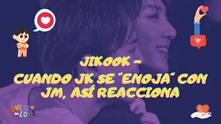 JIKOOK - JIMIN SIENDO LA DEBILIDAD DE JUNGKOOK, SU REACCIÓN CUANDO SE "ENOJA"  CON ÉL [SUBS]