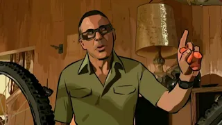 A Scanner Darkly - Bike Scene